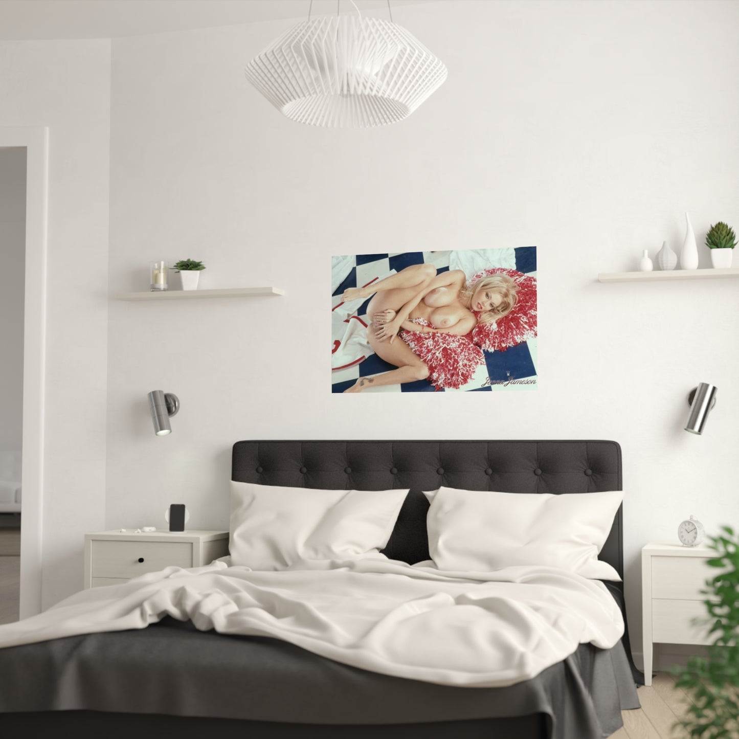 Satin Posters (210gsm) Jenna Jameson Nude Cheerleader