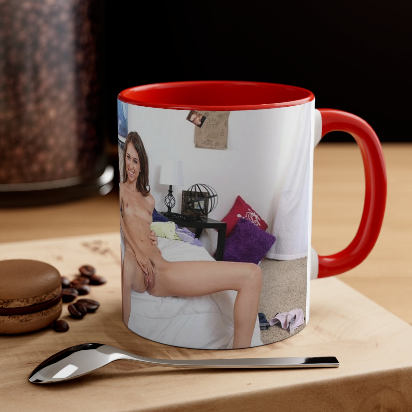 Accent Coffee Mug, 11oz Janice Griffith & Riley Reid Nude