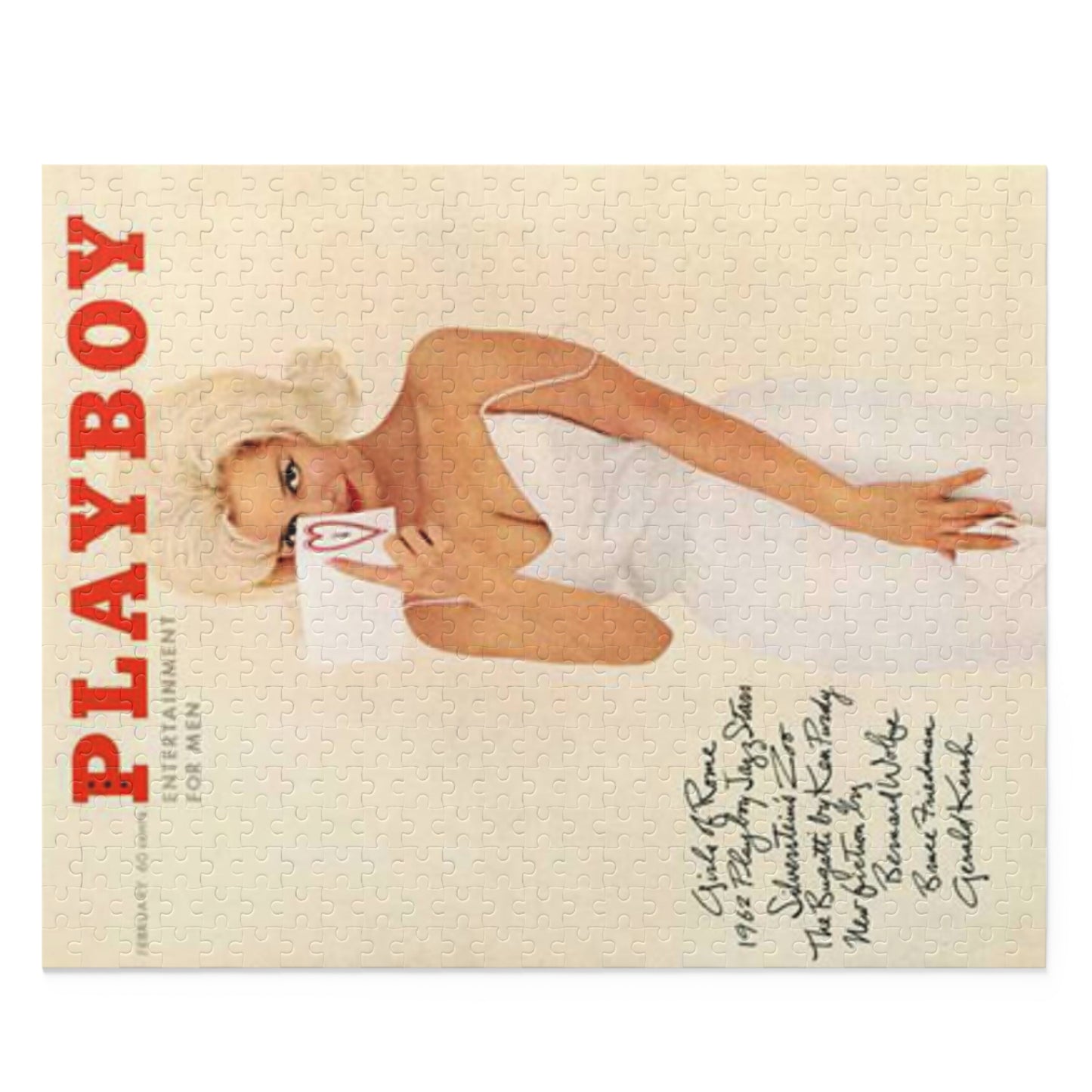 Puzzle (120, 252, 500-Piece) Playboy Cover February 1962