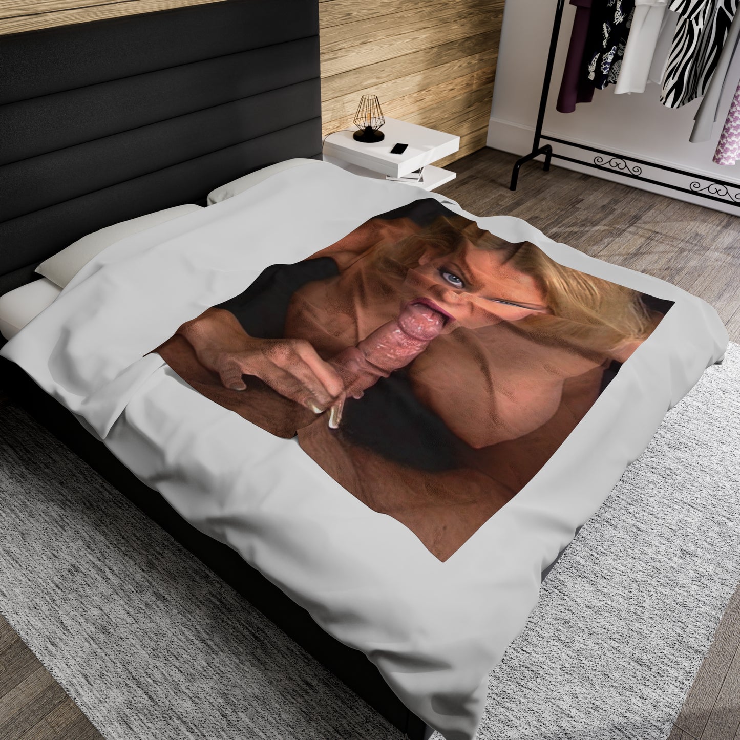 Velveteen Plush Blanket Jenna Jameson