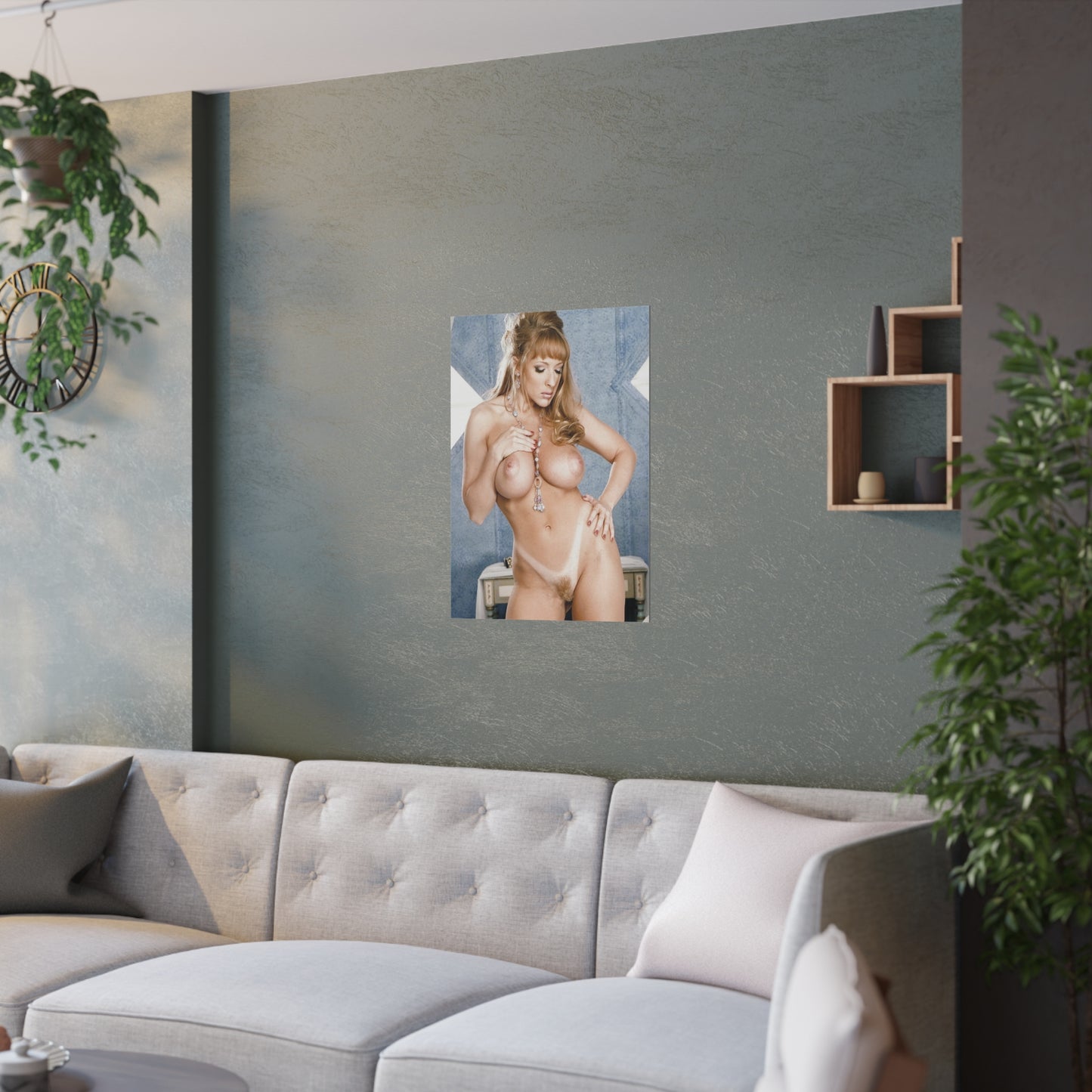 Satin Posters (210gsm) Retro Adult Star Danni Ashe Nude