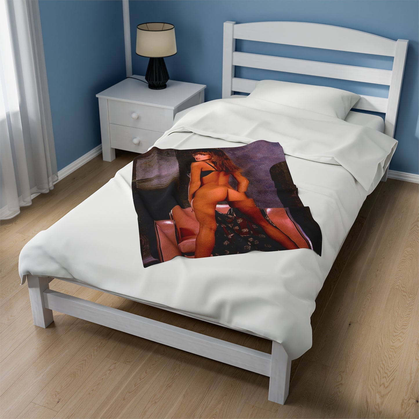 Velveteen Plush Blanket Pornstar Racquel Darrian Nude