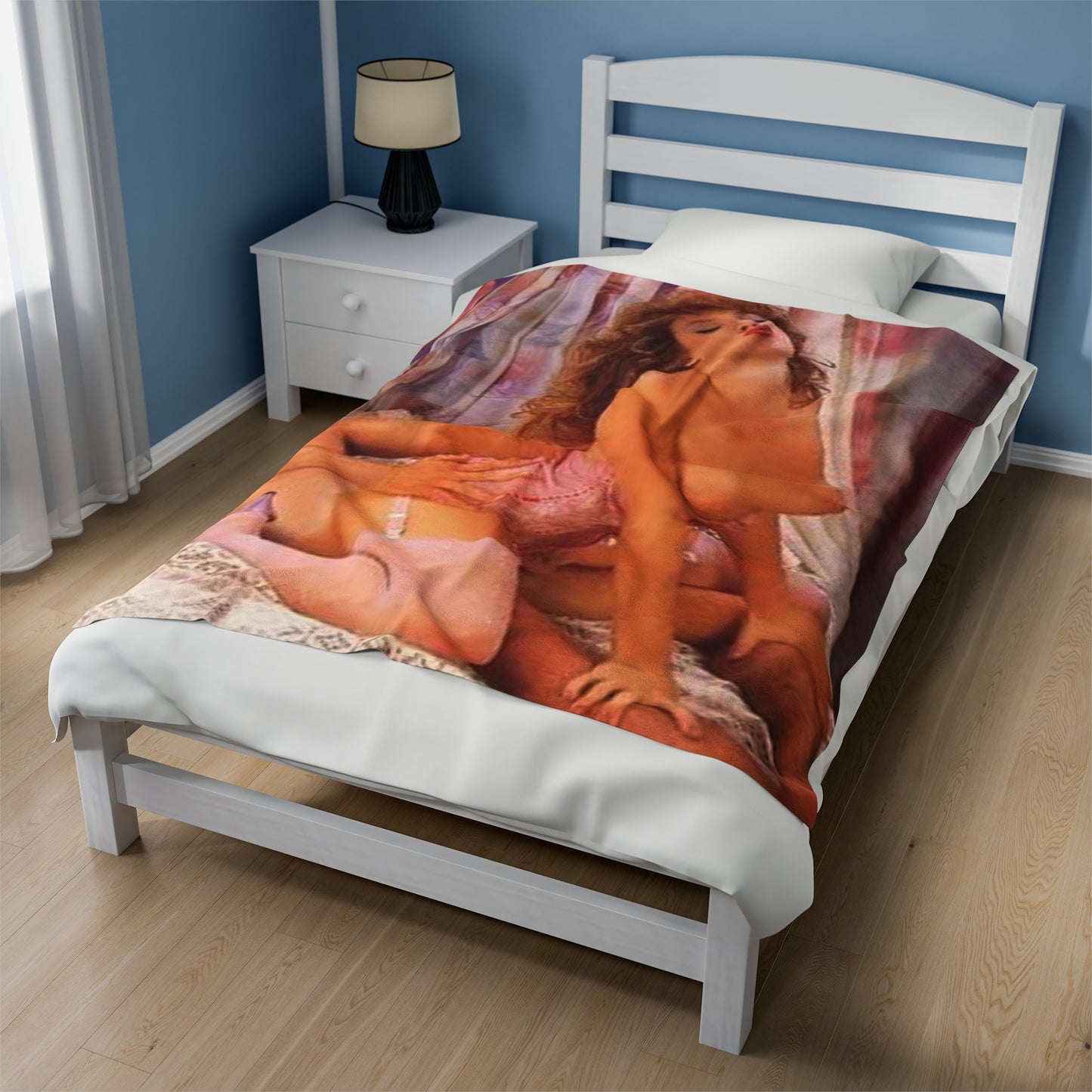 Velveteen Plush Blanket Traci Lords Nude