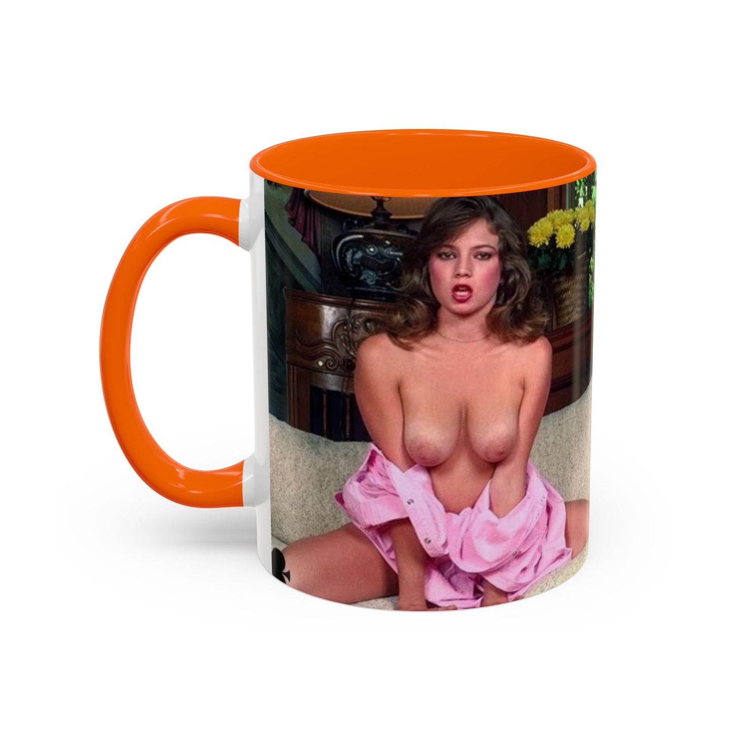 Accent Coffee Mug (11, 15oz) Traci Lords Nude Porn Retro