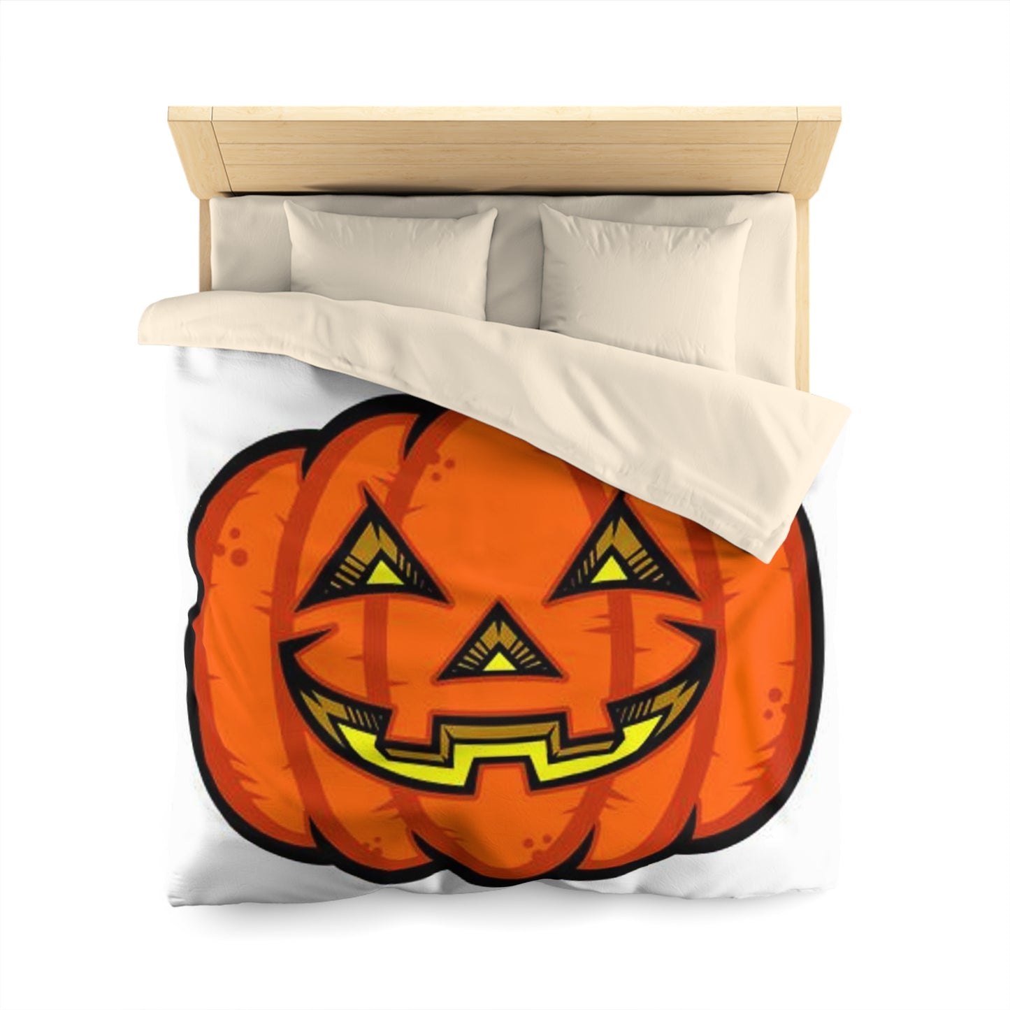 Microfiber Duvet Cover Halloween Jack-O-Lantern