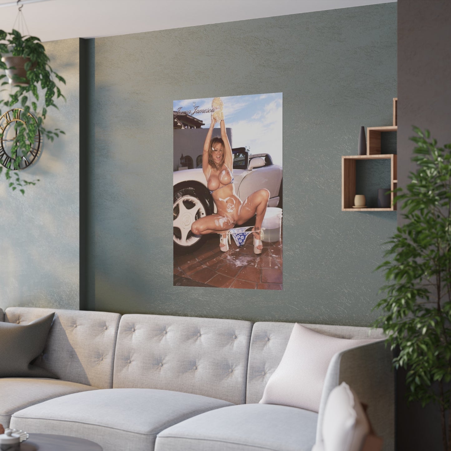 Satin Posters (210gsm) Pornstar Jenna Jameson Nude