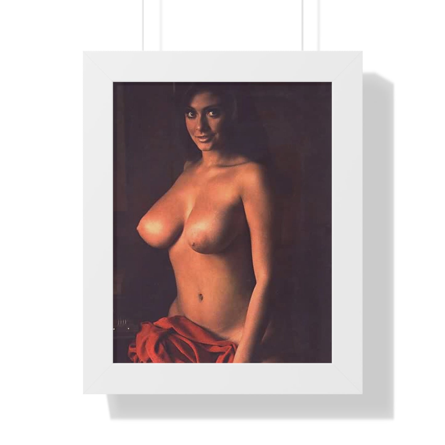 Framed Vertical Poster Playboy Playmate Cynthia Myers Nude