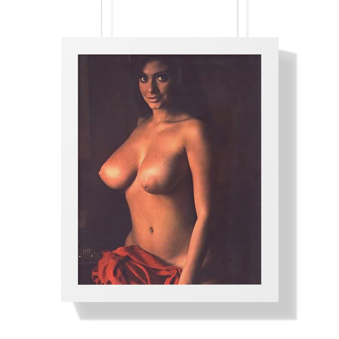 Framed Vertical Poster Playboy Playmate Cynthia Myers Nude