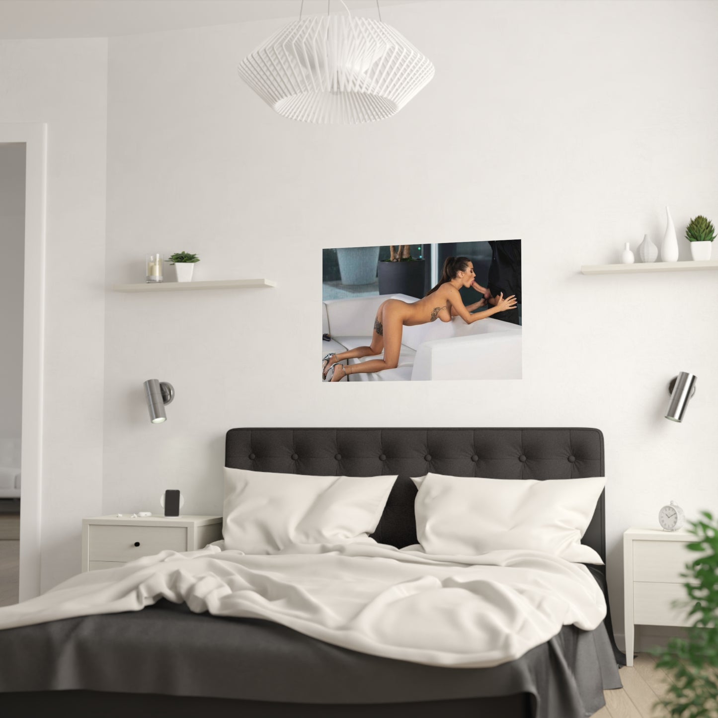 Satin Posters (210gsm) Natural Tits Liya Silver