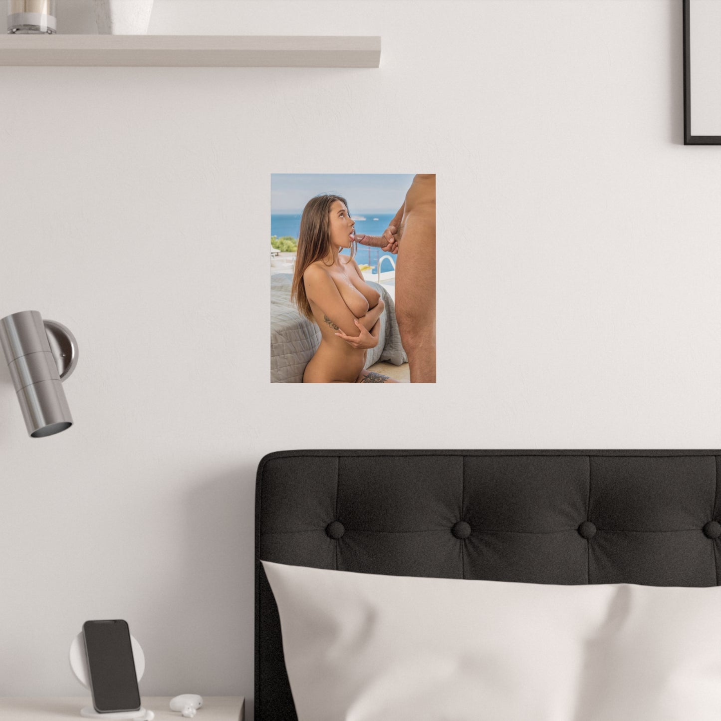 Satin Posters (210gsm) Natural Tits Liya Silver