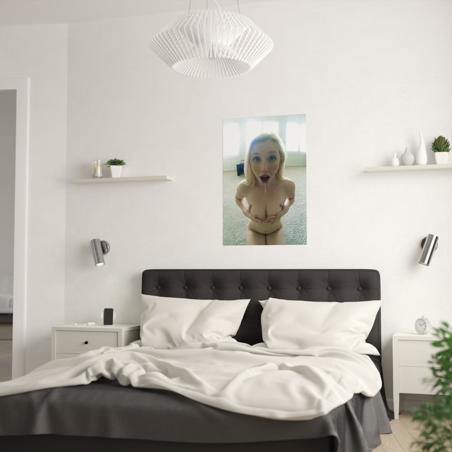 Satin Posters (210gsm) Target Practice Nude