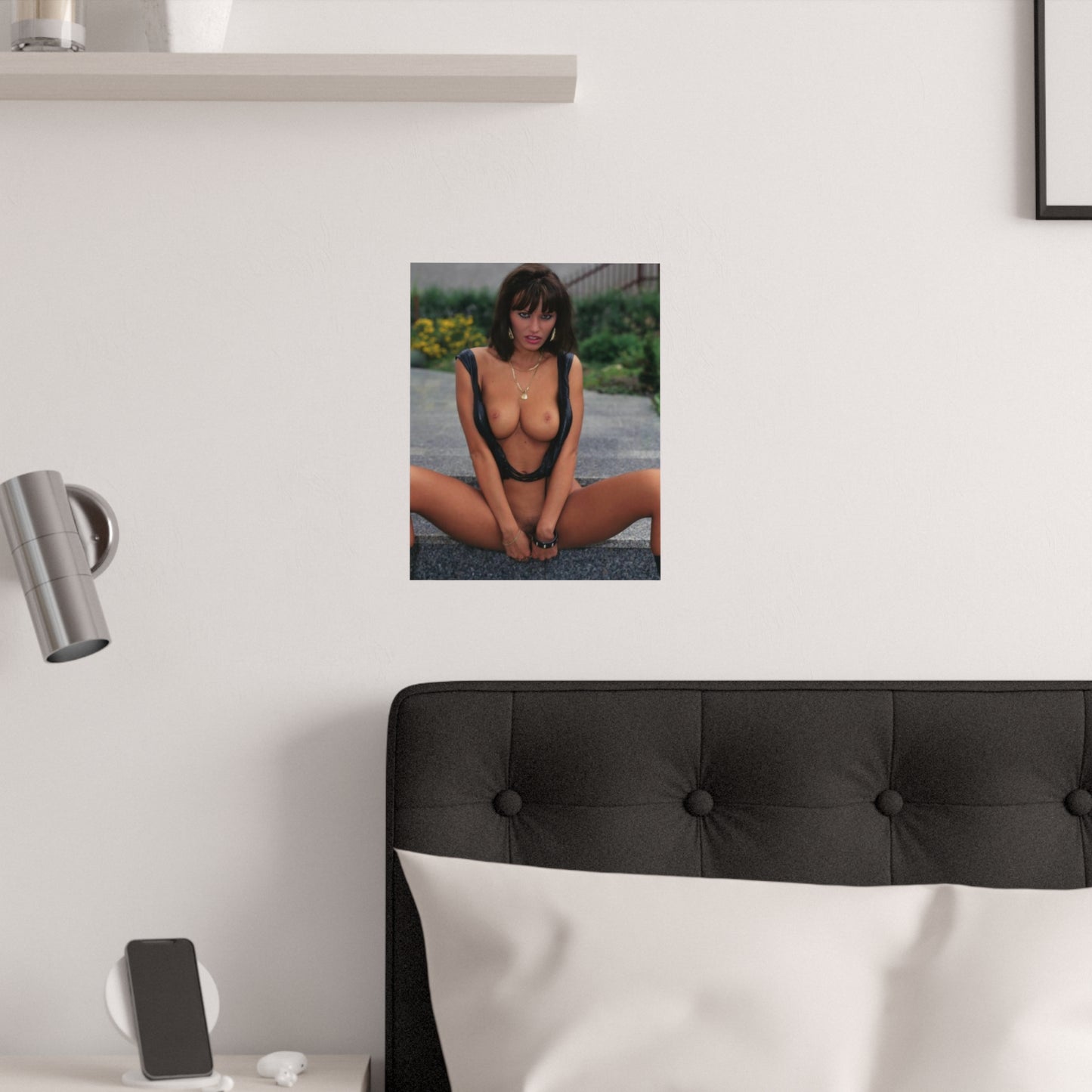 Satin Posters (210gsm) Retro Pornstar Anita Blond