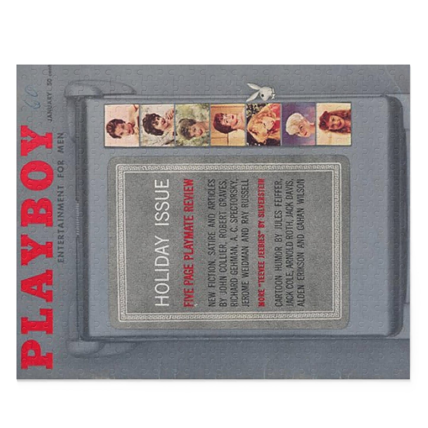 Puzzle (120, 252, 500-Piece) Playboy Cover January 1960