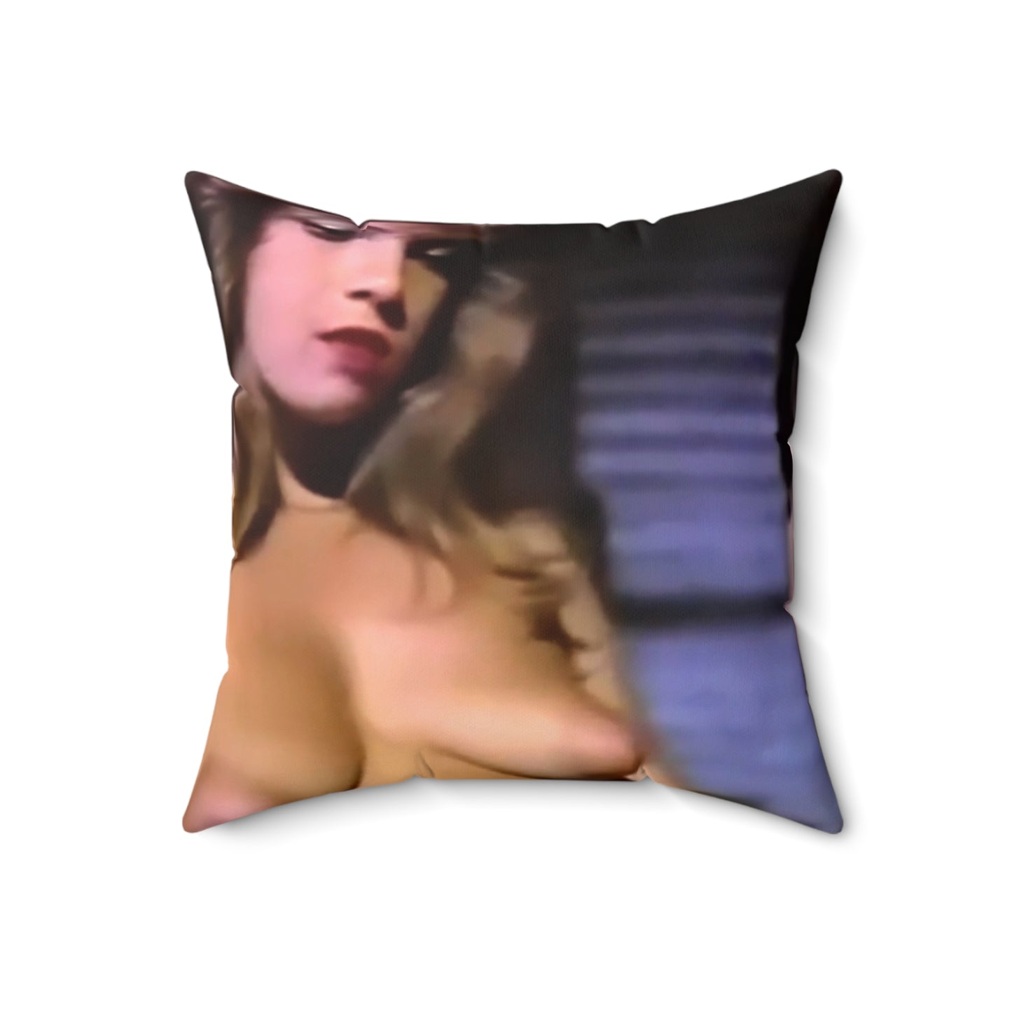 Spun Polyester Square Pillow Traci Lords Nude