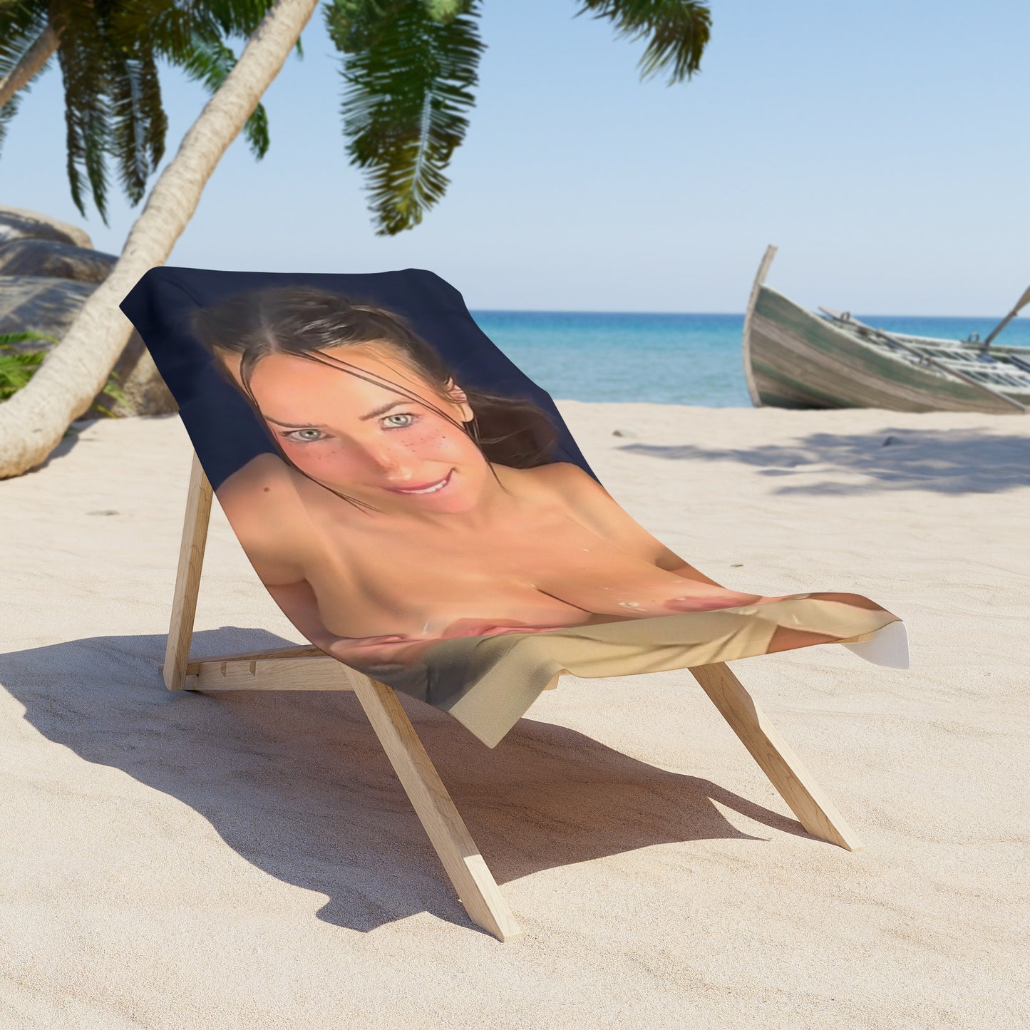Beach Towel Big Titty Teen Cumrag