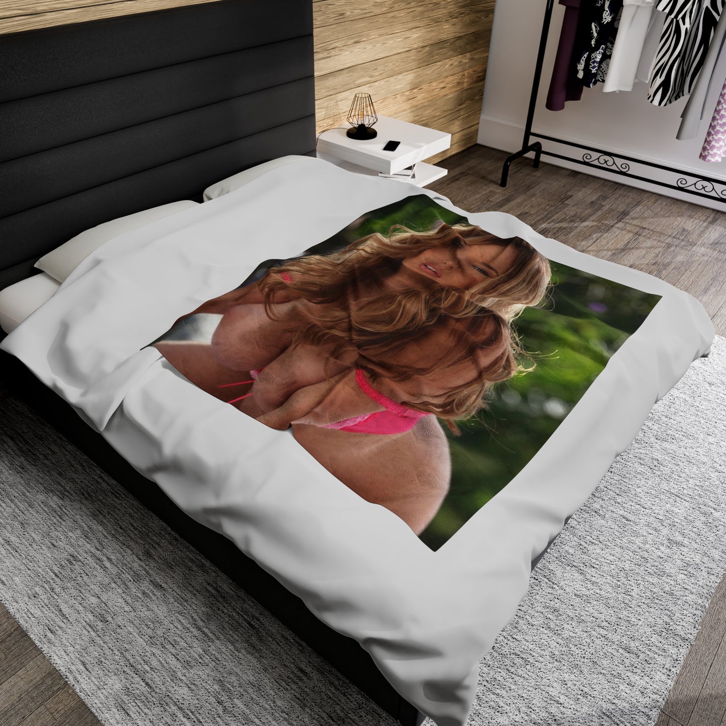 Velveteen Plush Blanket Adult Star Shay Laren Nude