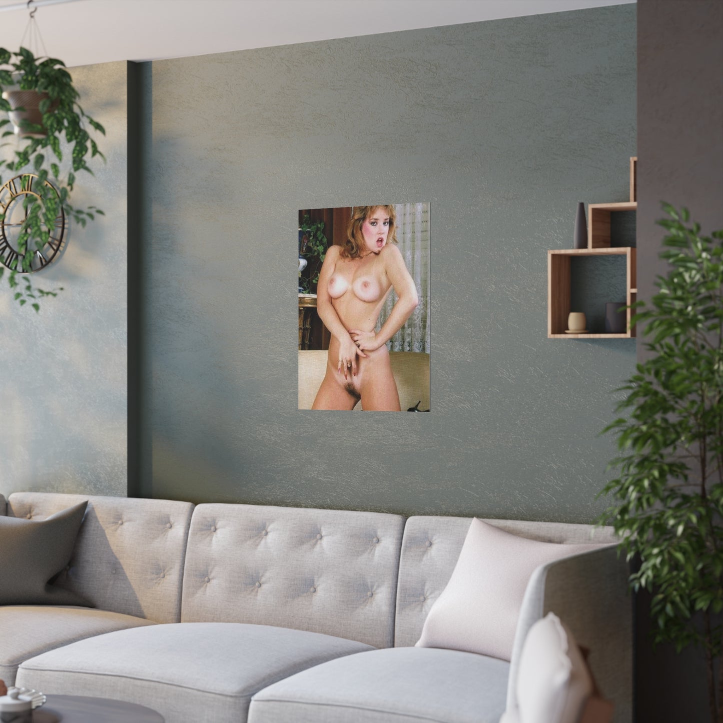 Satin Posters (210gsm) Retro Pornstar Taija Rae Nude