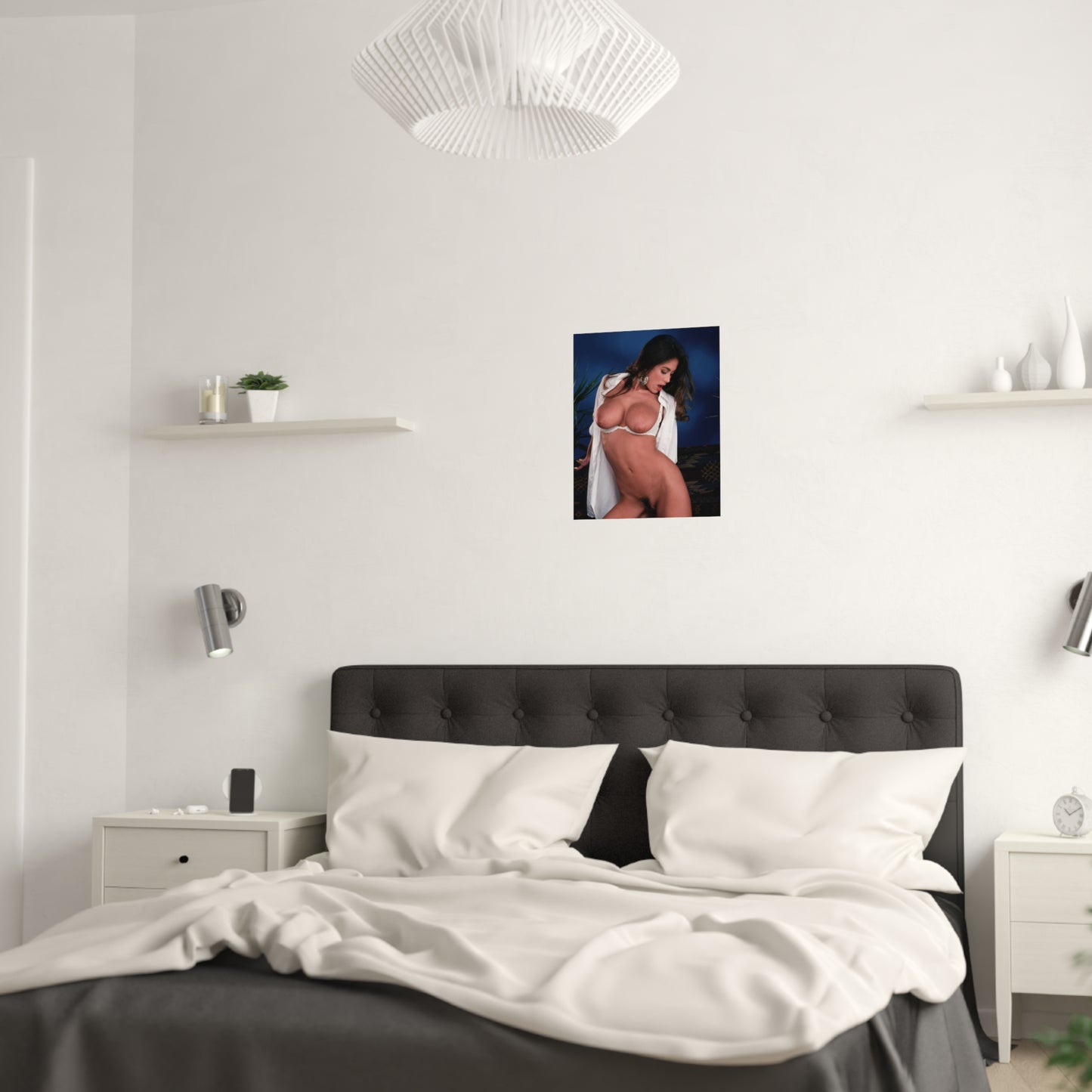 Satin Posters (210gsm) Retro Adult Star Chasey Lain Nude
