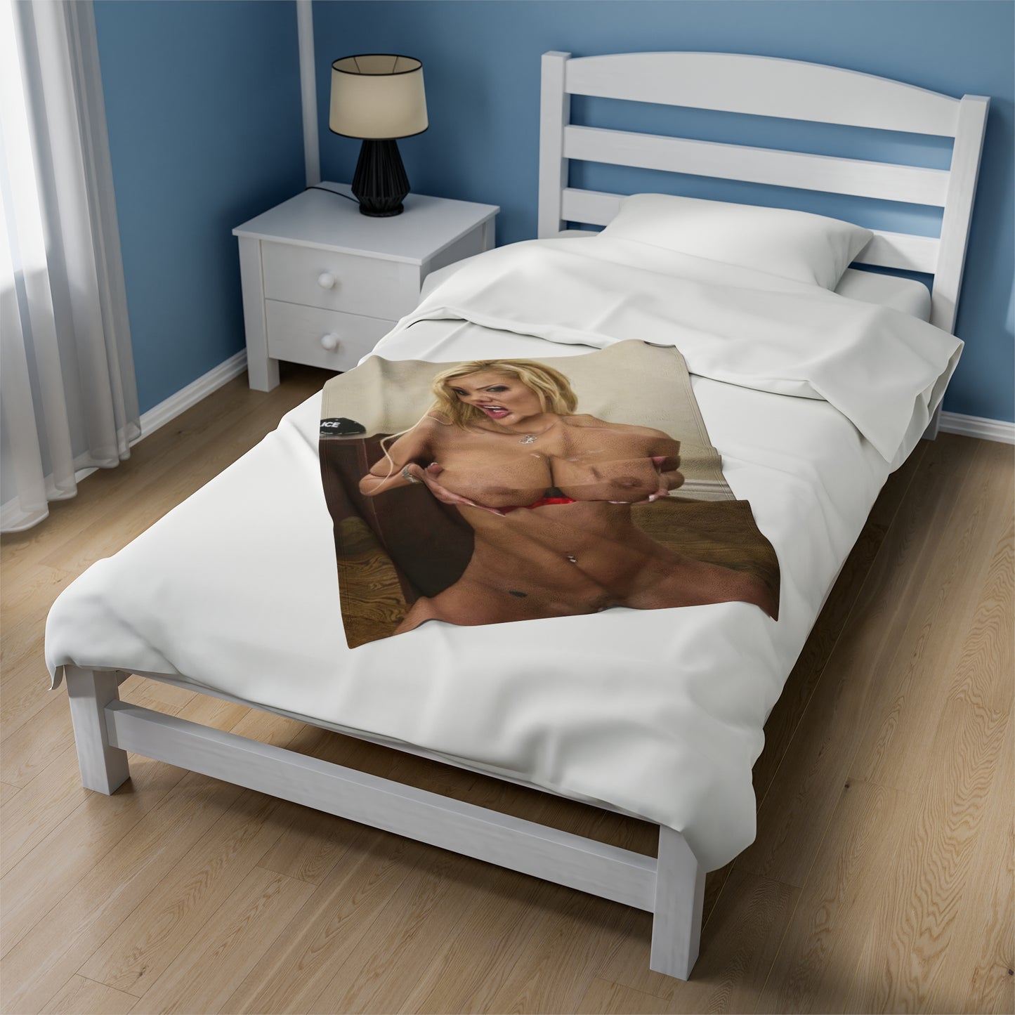 Velveteen Plush Blanket Adult Star Shyla Stylez Nude