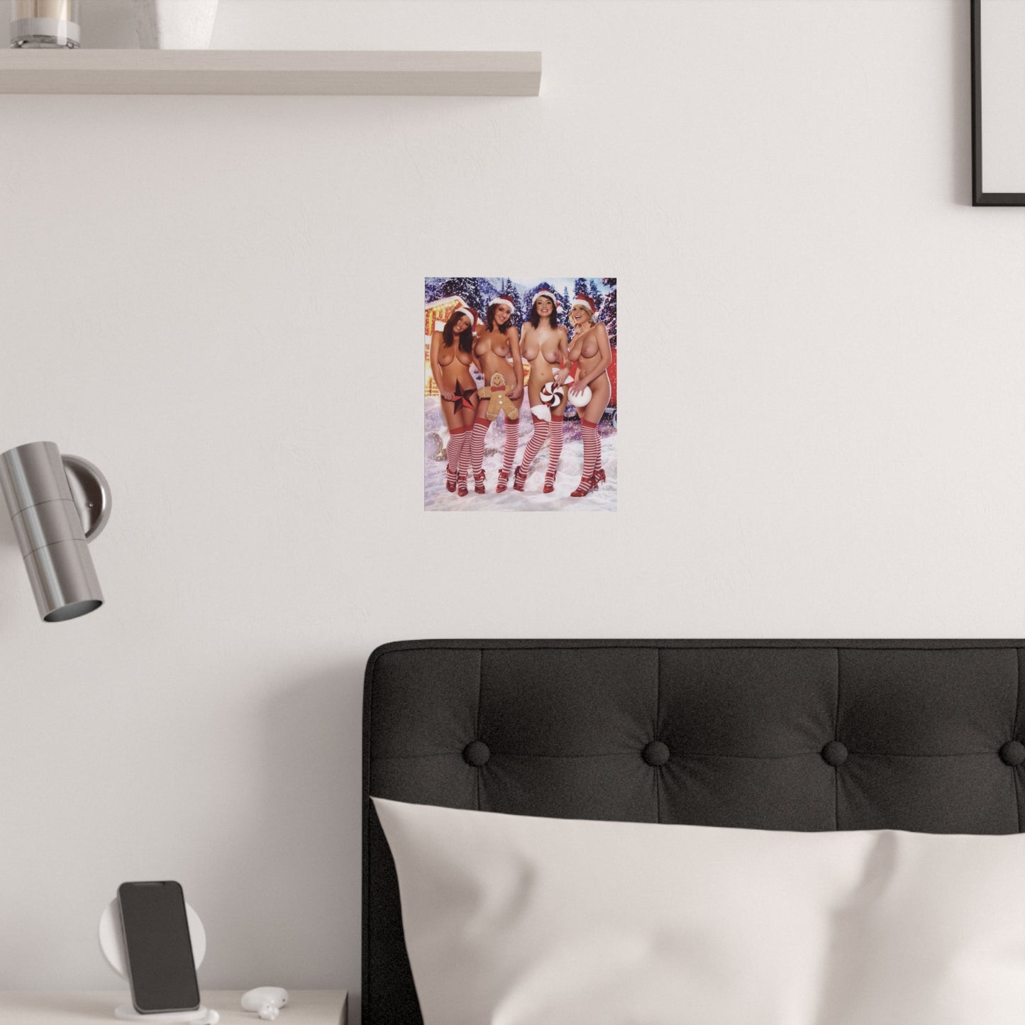 Satin Posters (210gsm) Christmas Pornstars Nude