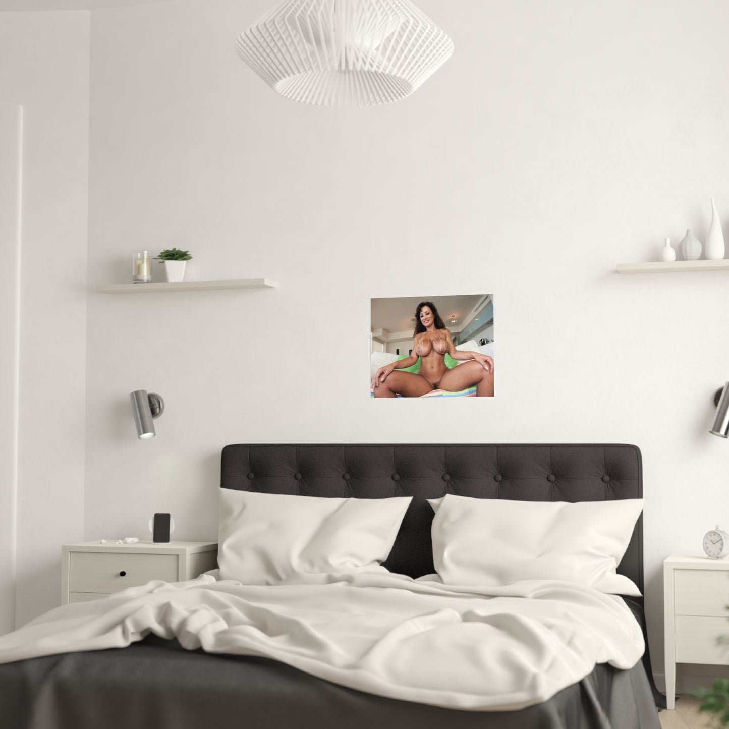 Satin Posters (210gsm) Pornstar Lisa Ann Nude