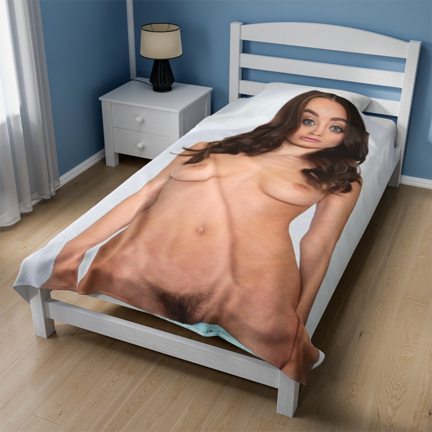 Velveteen Plush Blanket Lana Rhoades Nude