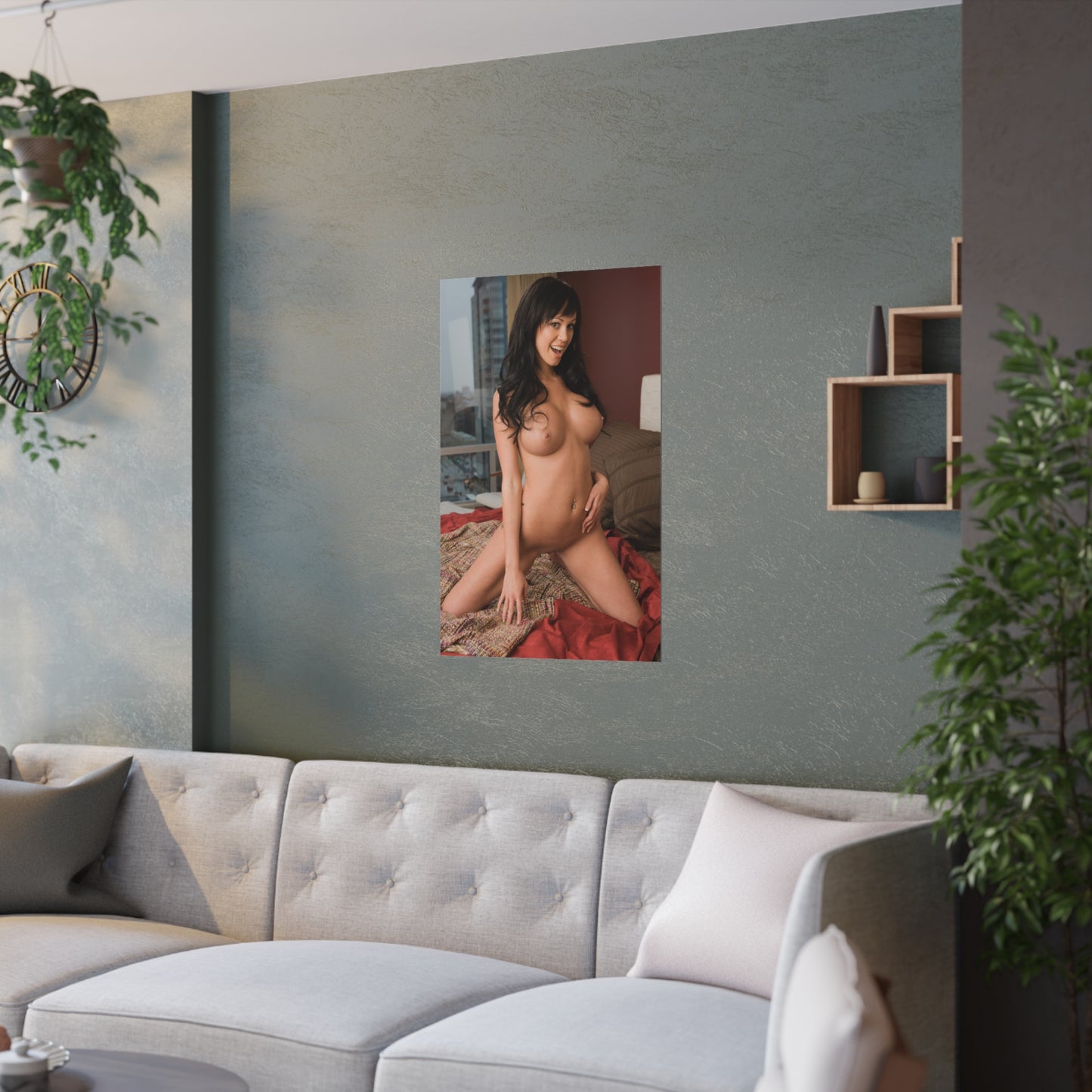 Satin Posters (210gsm) Playmate 2008 Valerie Mason Nude