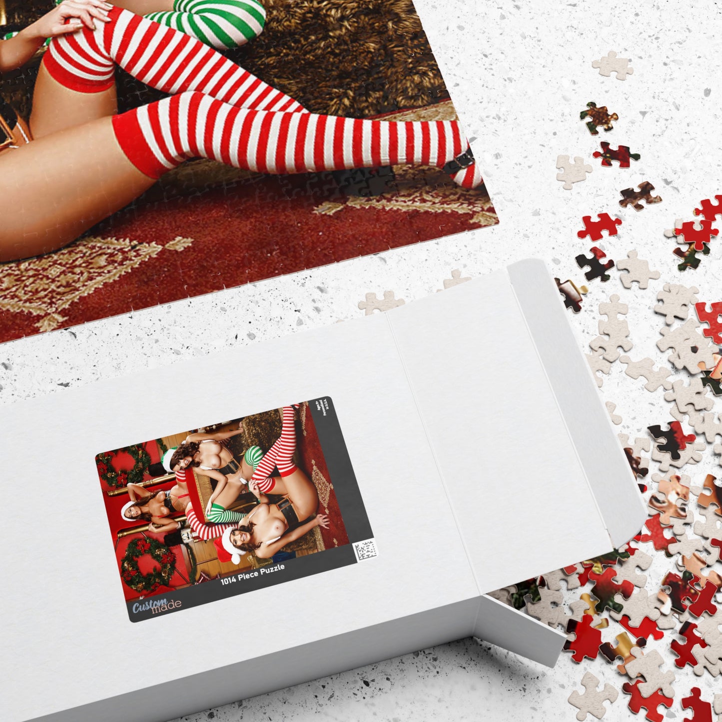 Puzzle (110, 252, 500, 1014-piece) Westgate, Harper, Love Nude Christmas