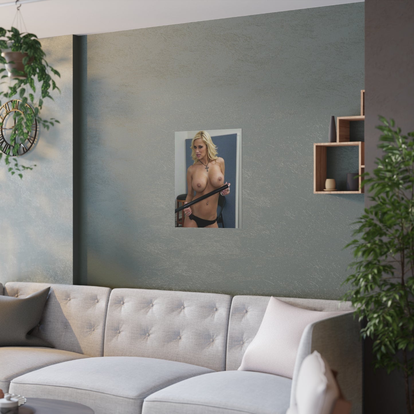 Satin Posters (210gsm) Pornstar Shyla Stylez Nude
