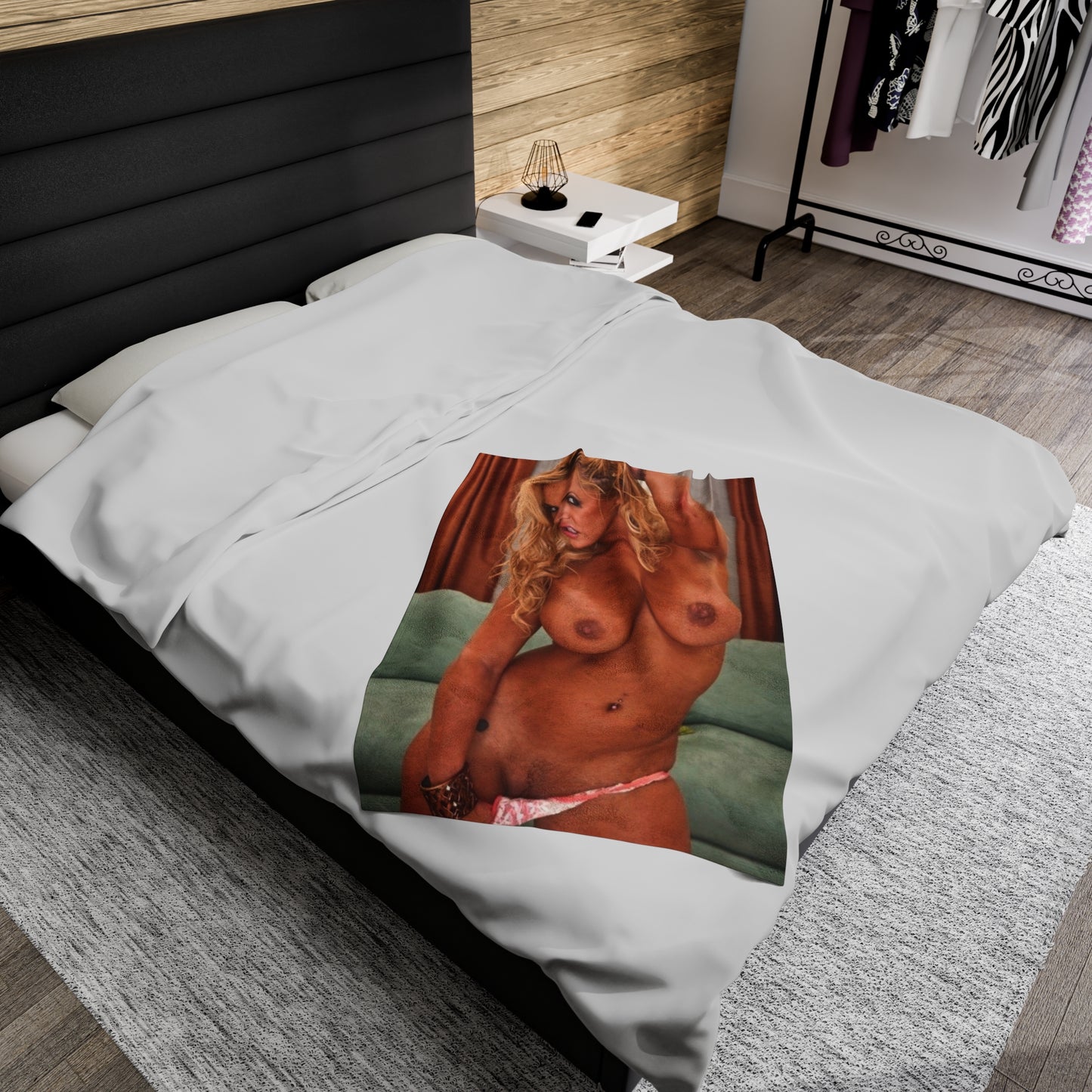 Velveteen Plush Blanket Pornstar Shyla Stylez Nude