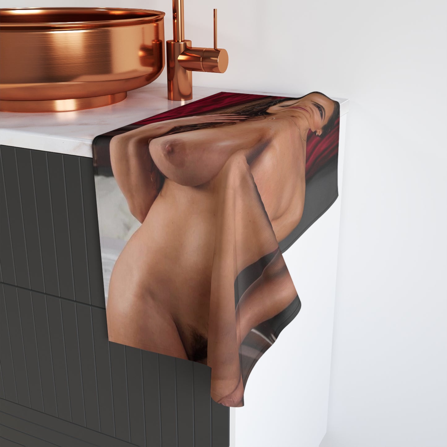 Hand Towel Lisa Ann Nude