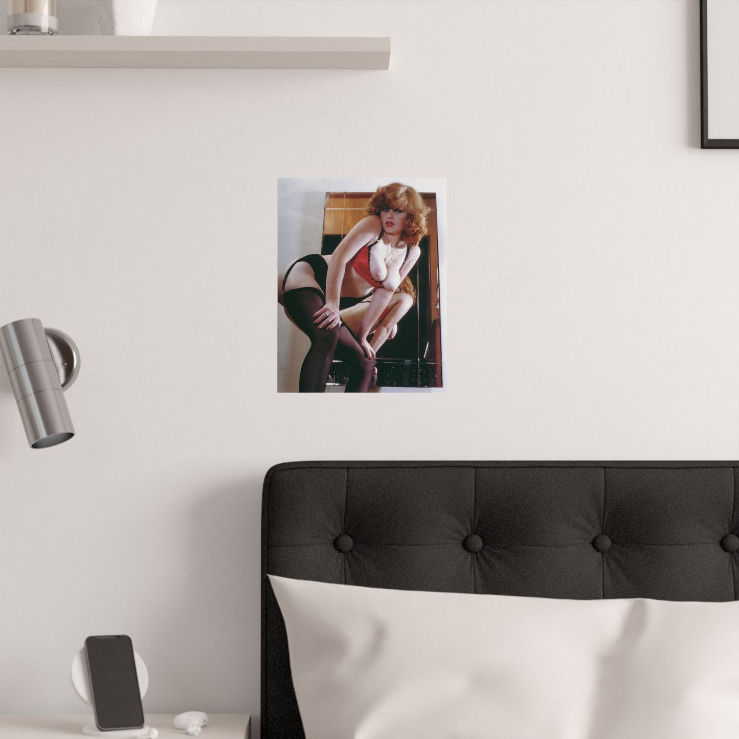 Satin Posters (210gsm) Retro Pornstar Lisa De Leeuw Nude