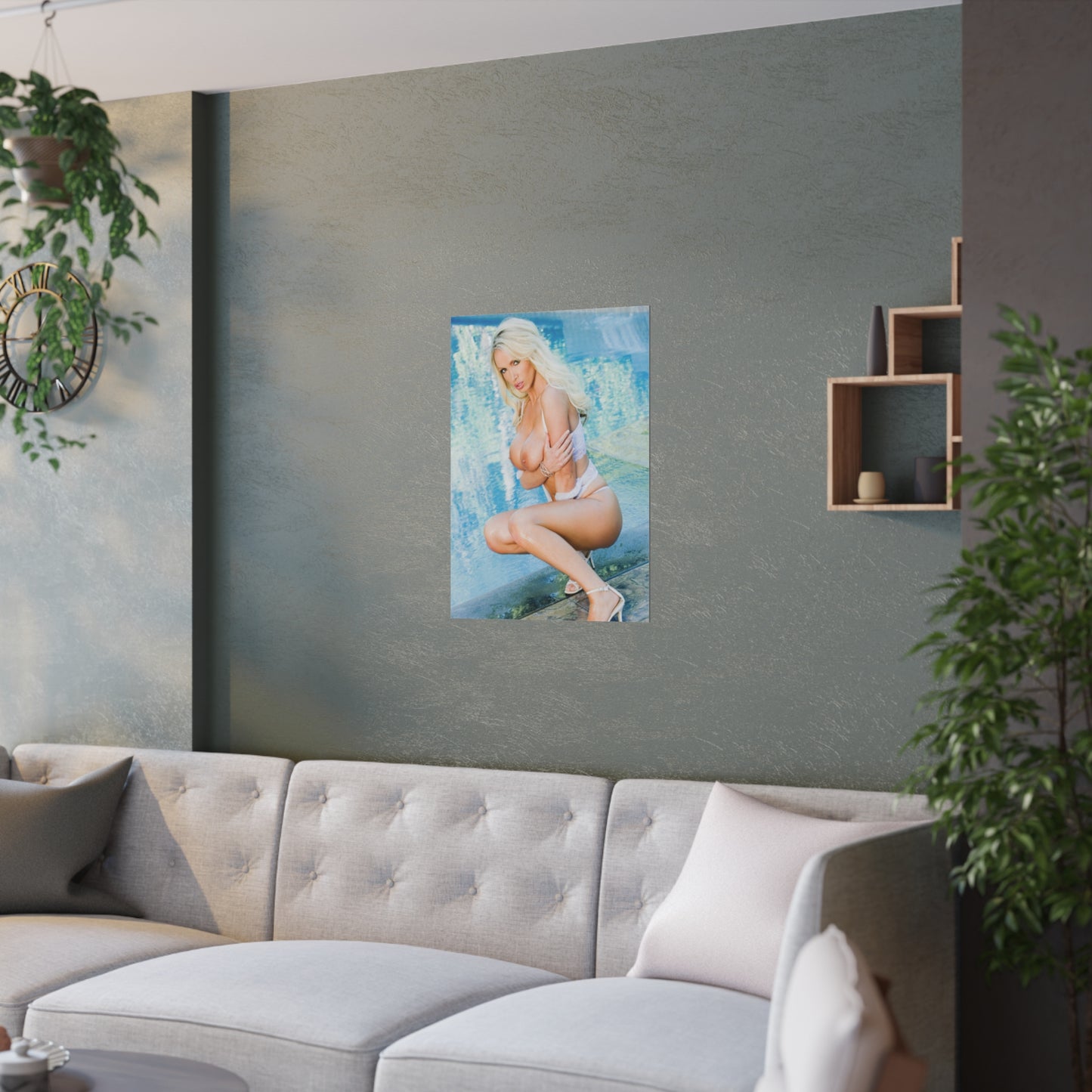 Satin Posters (210gsm) Penthouse Pet April 2010 Nikki Benz