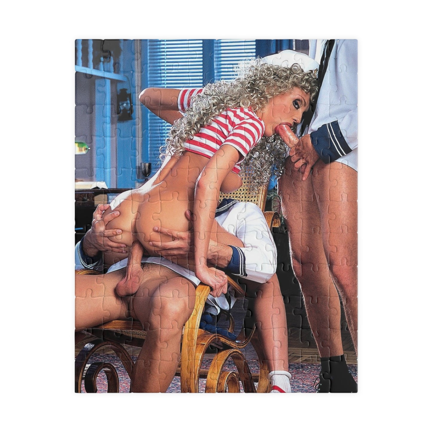 Puzzle (110, 252, 520, 1014-piece) Classic Retro Porn Scene Porn Star Nude Naked