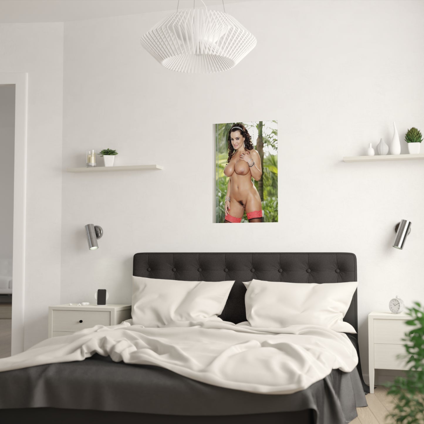 Satin Posters (210gsm) Pornstar Lisa Ann Nude