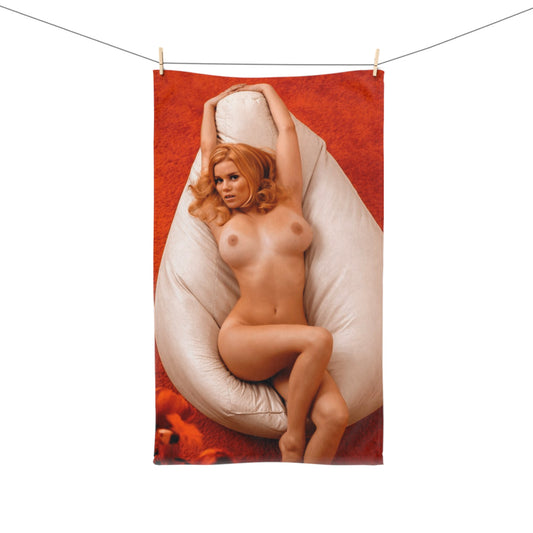 Hand Towel Playboy Playmate April 1970 Barbara Hillary