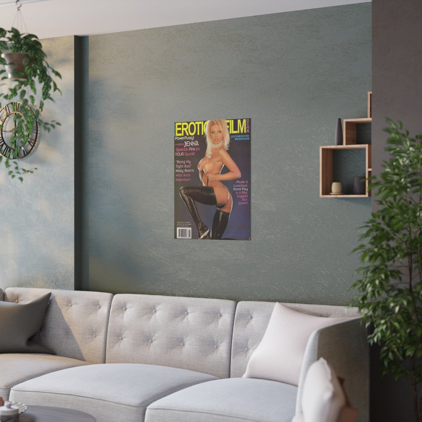 Satin Posters (210gsm) Jenna Jameson Magazine Cover