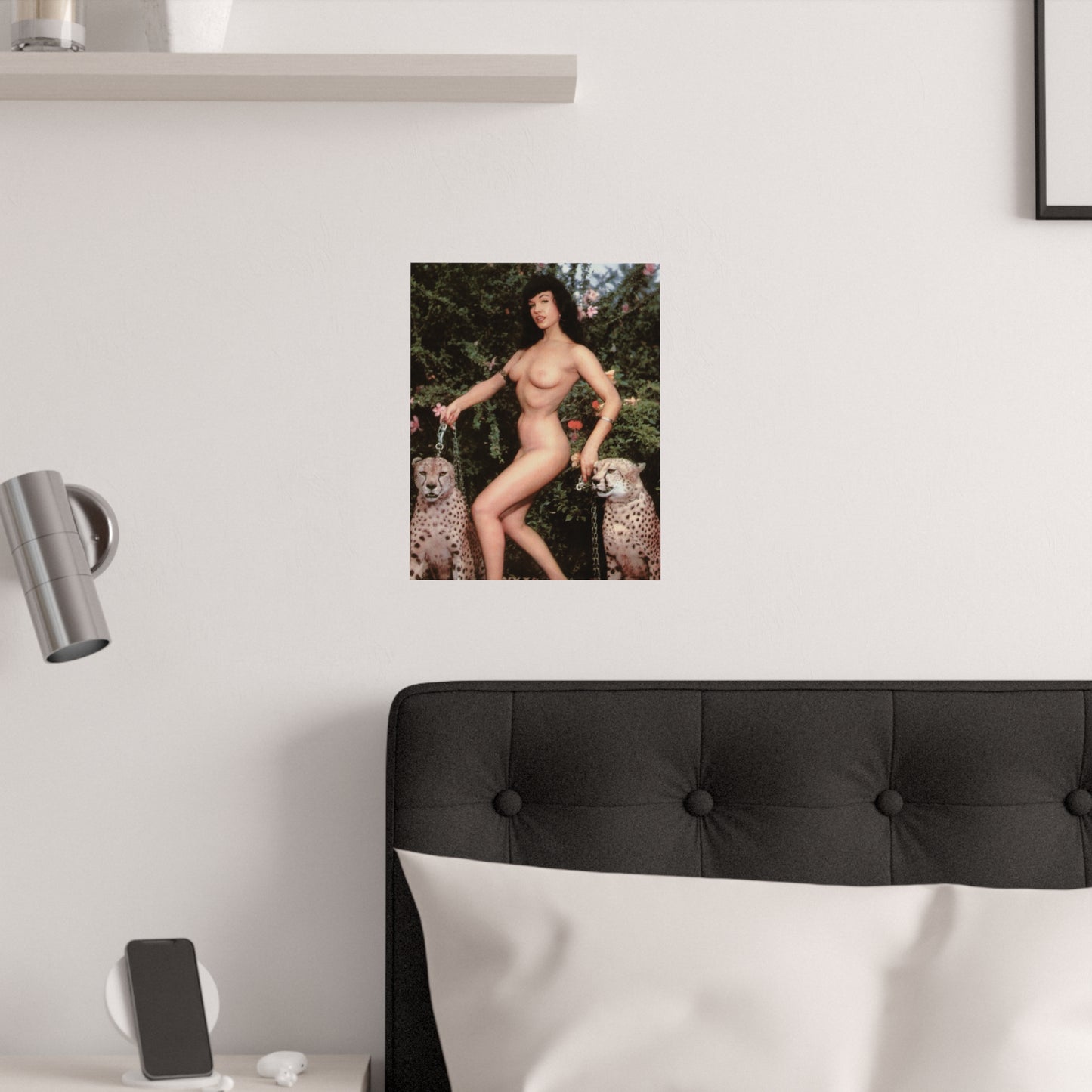 Satin Posters (210gsm) Playmate 1955 Bettie Page Nude #2