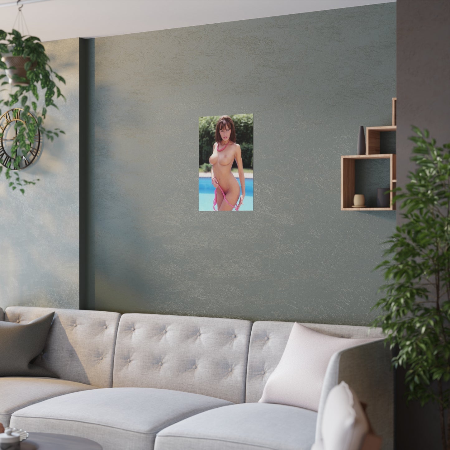 Satin Posters (210gsm) Retro Pornstar Anita Blond