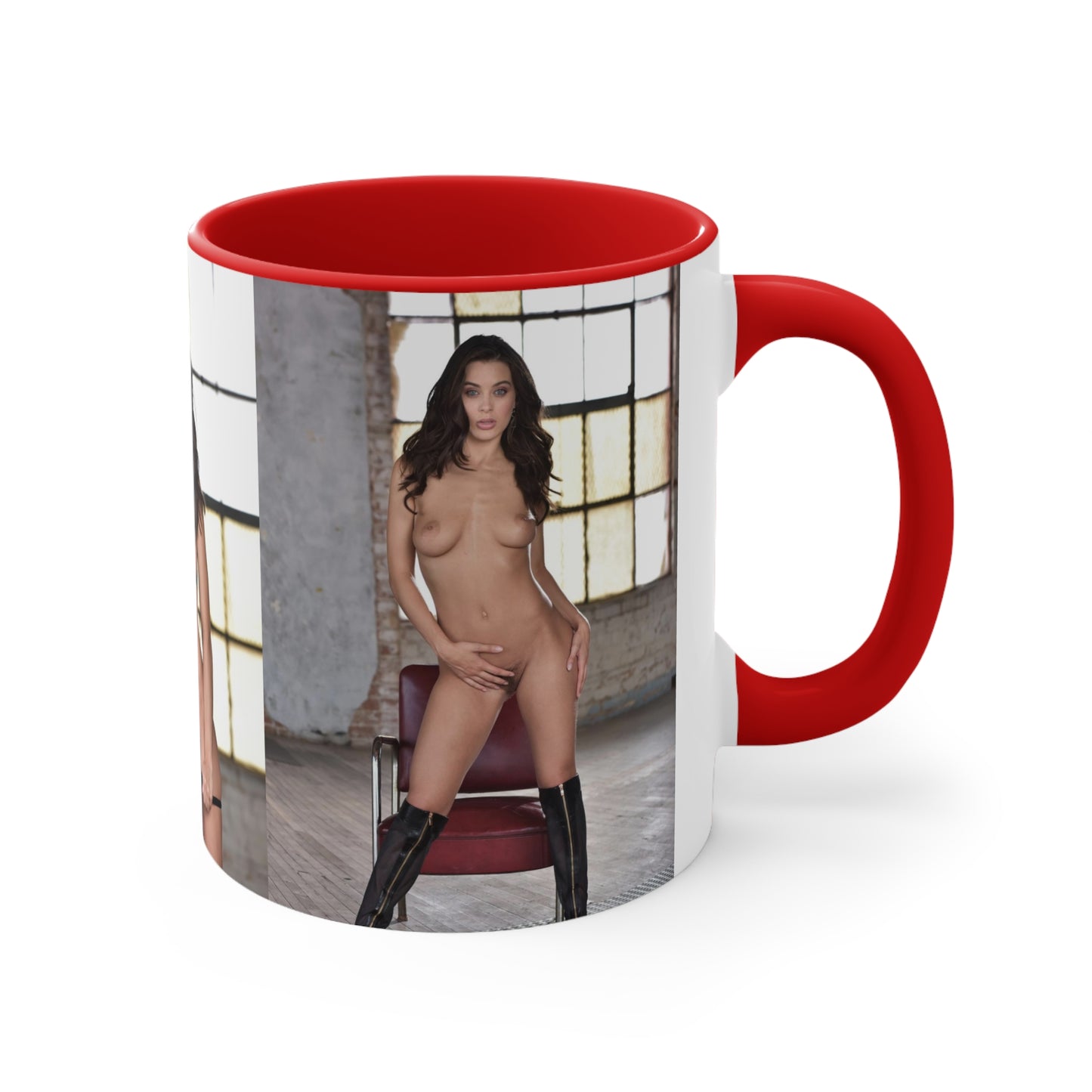 Accent Coffee Mug, 11oz Lana Rhoades Nude