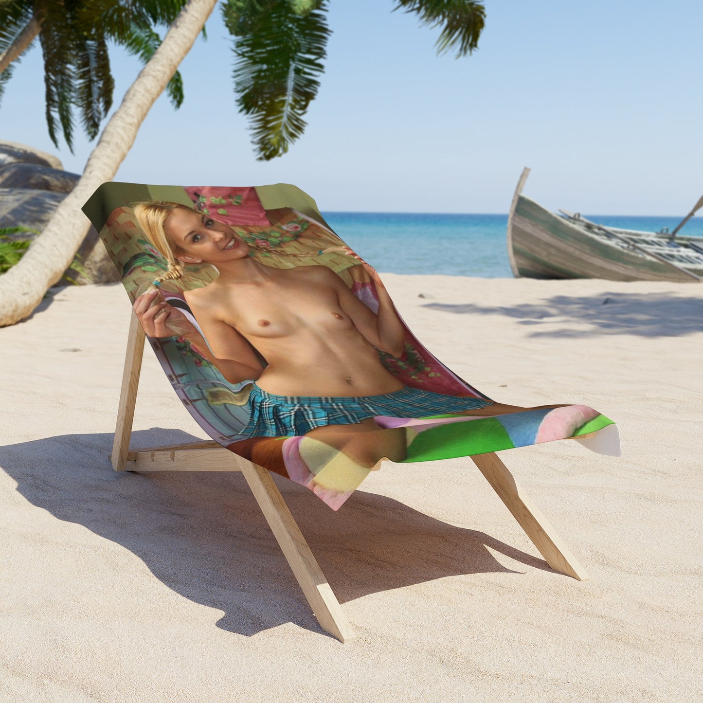 Beach Towel Franziska Facella Nude