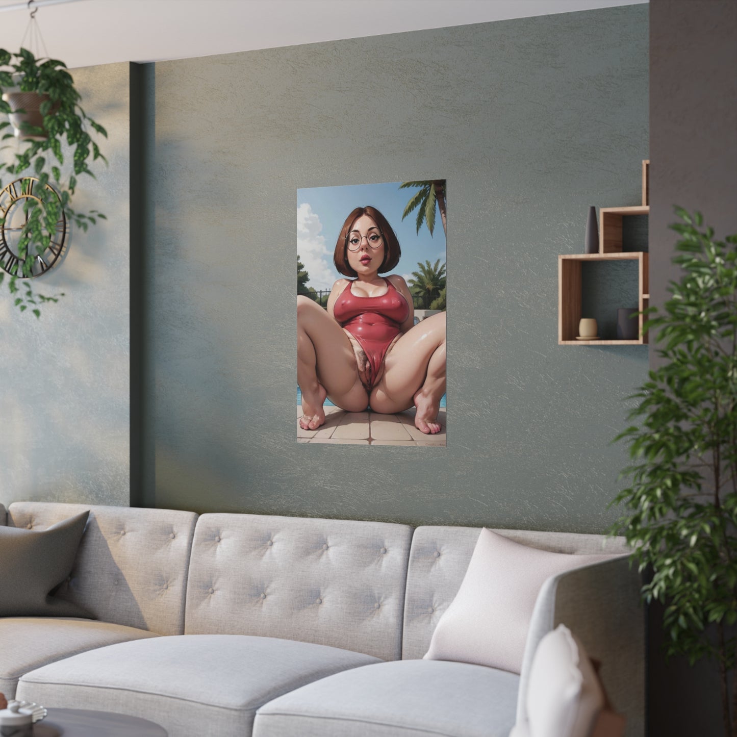 Satin Posters (210gsm) Meg Griffin Nude