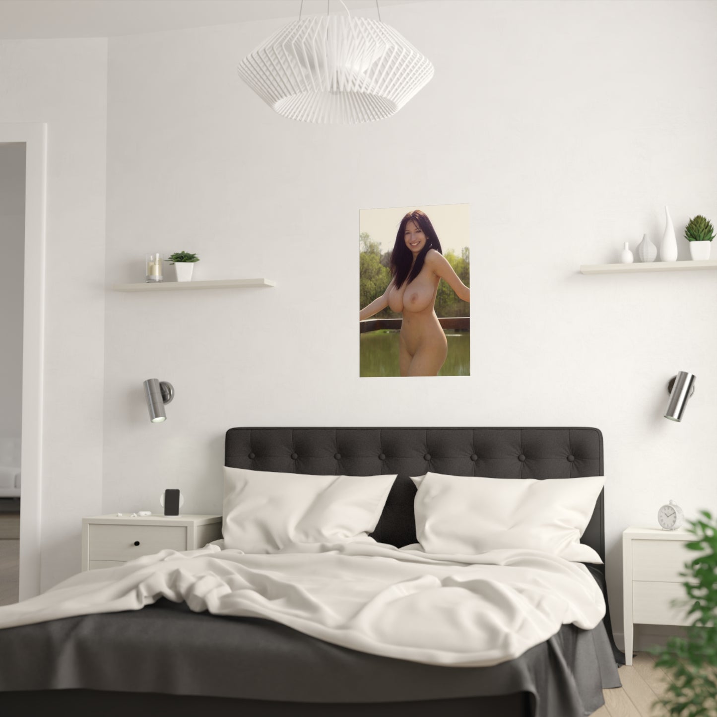 Satin Posters (210gsm) Large Natural Breasts
