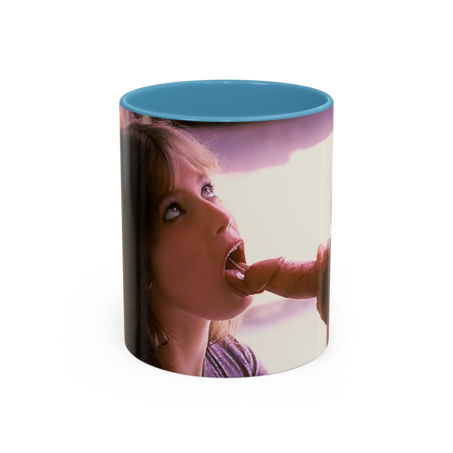 Accent Coffee Mug (11, 15oz) Retro Porn Star Traci Lords Nude