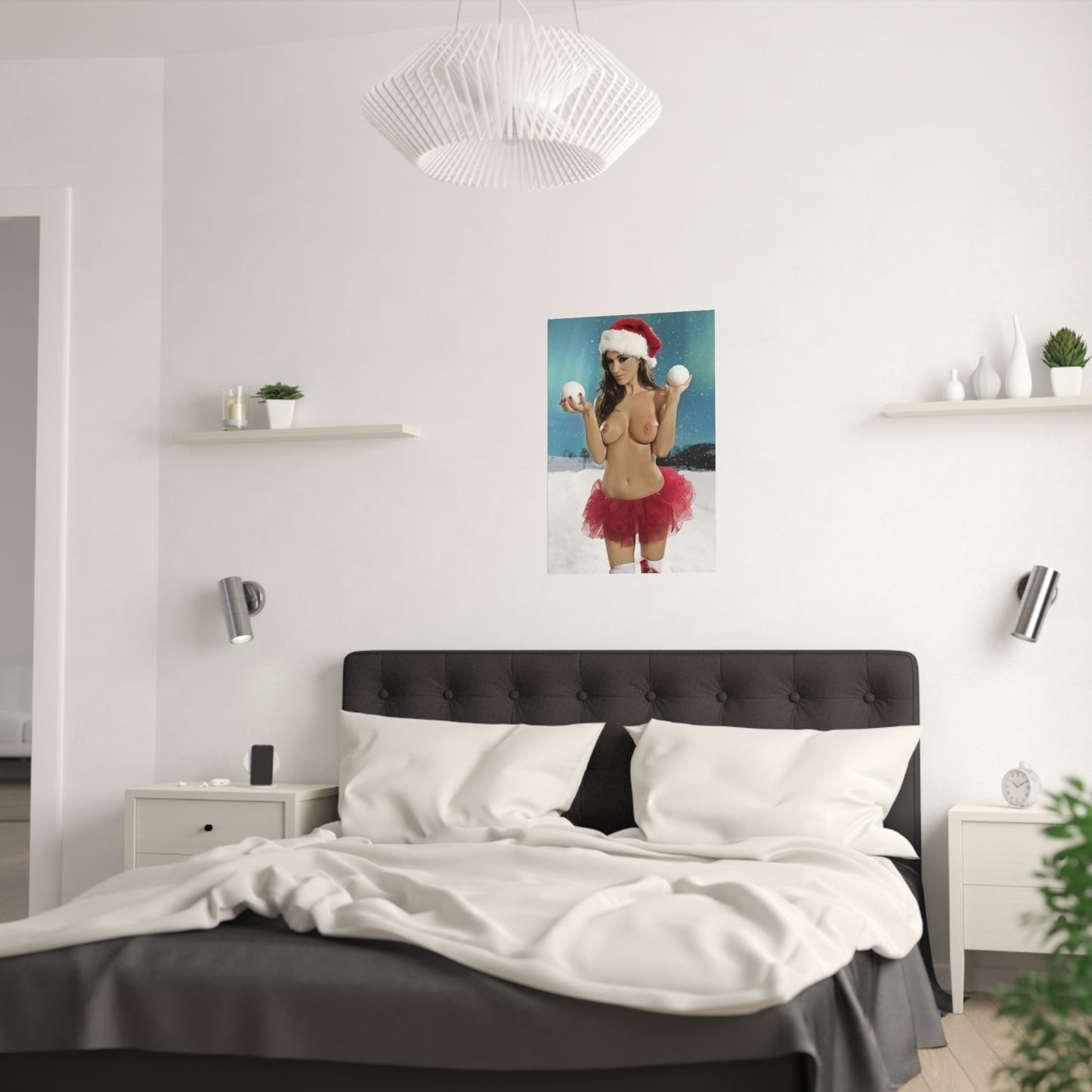 Satin Posters (210gsm) Christmas Pornstars Nude