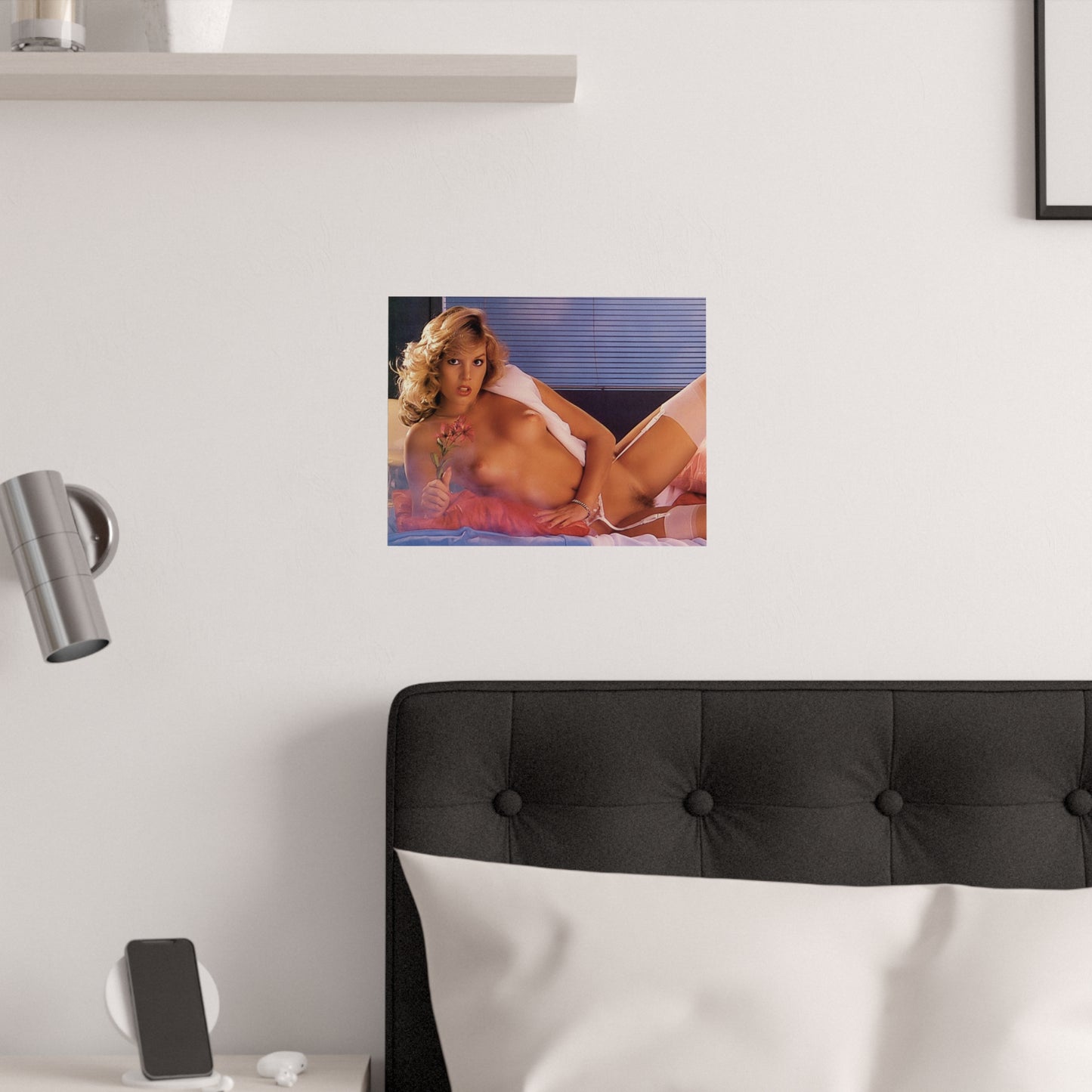 Satin Posters (210gsm) Retro Pornstar Shauna Grant Nude