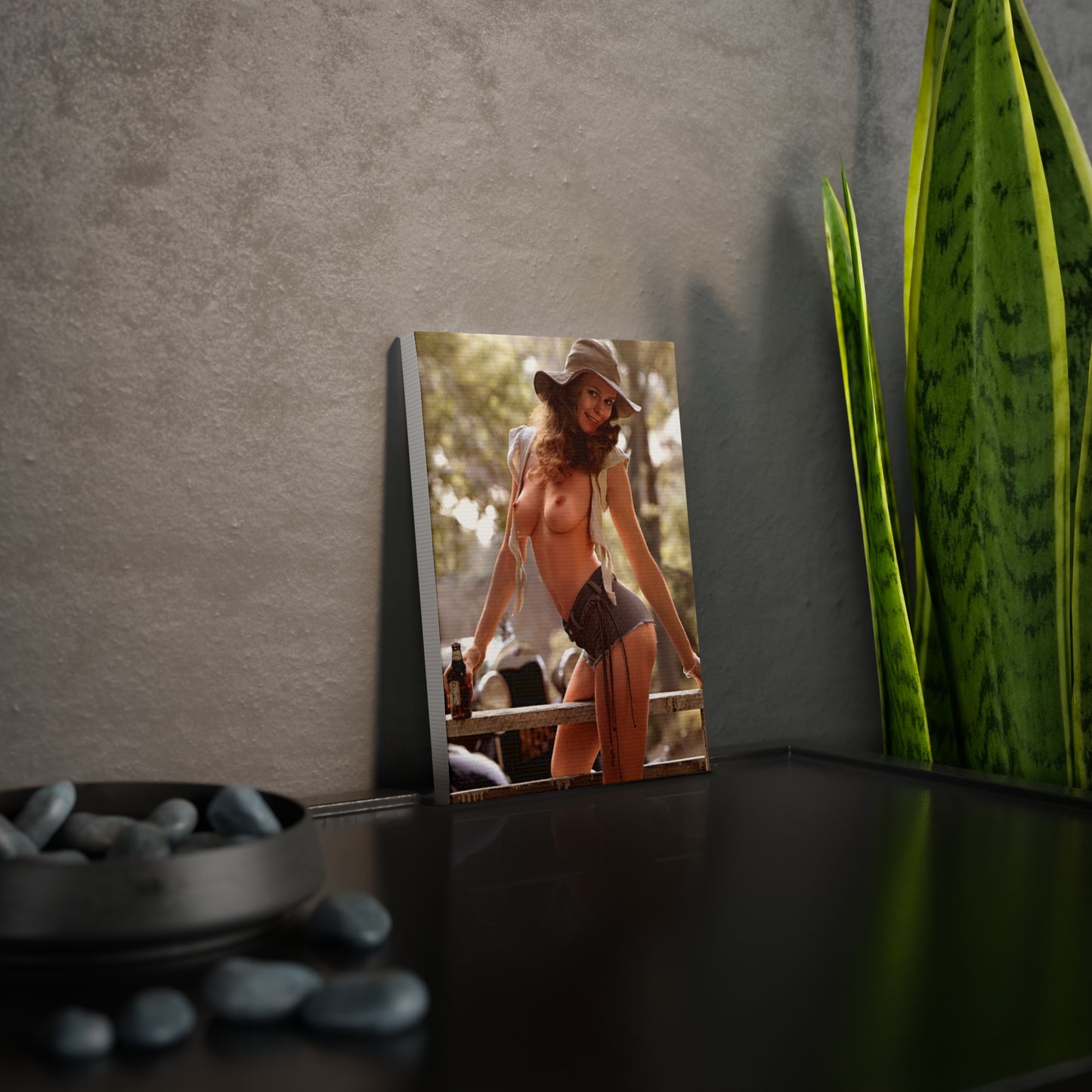 Canvas Photo Tile Playboy Playmate September 1972 Susan Miller