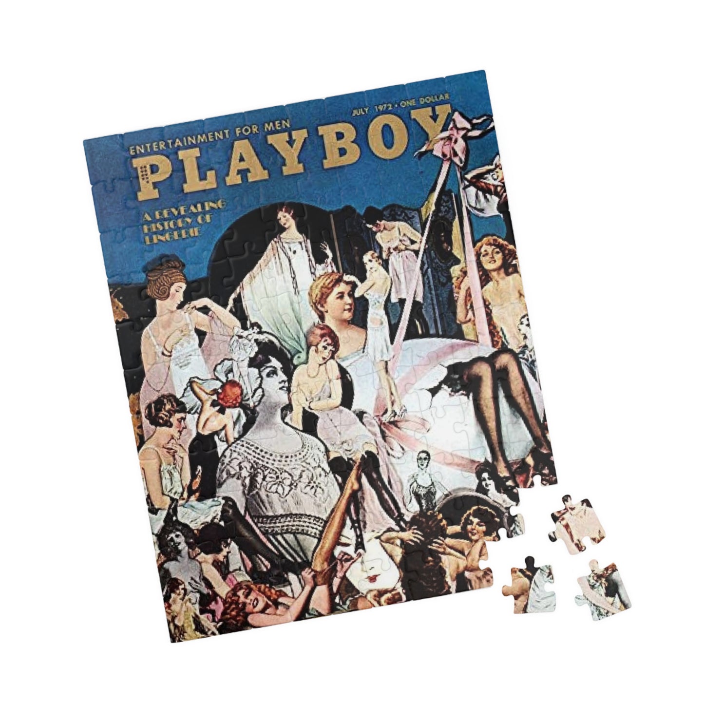 Puzzle (110, 252, 500, 1014-piece) Playboy Cover July 1972