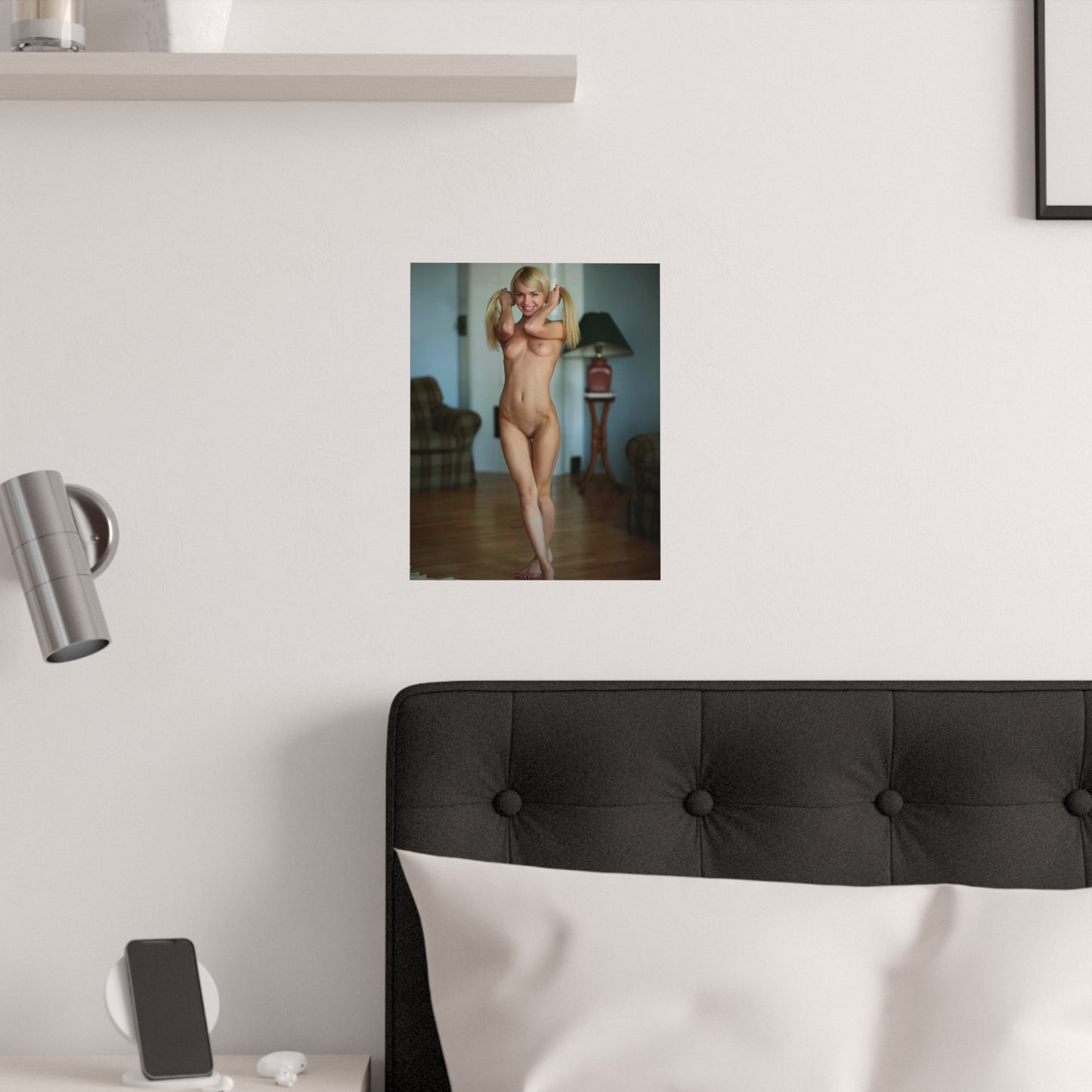 Satin Posters (210gsm) Sexy Nude Pigtails