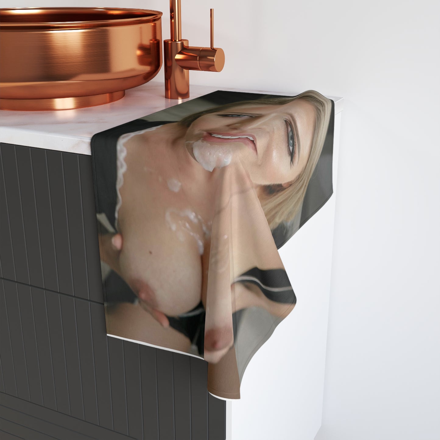 Hand Towel Reusable Cumshot Target POV Nicole Aniston Facial Tits